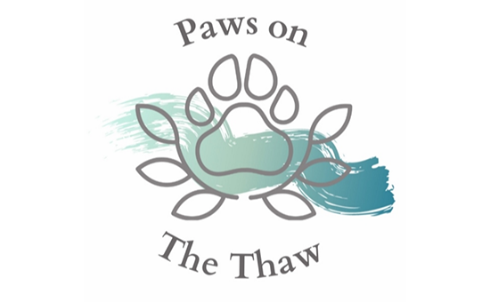 Paws on The Thaw Logo