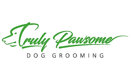 Truly Pawsome Dog Grooming logo